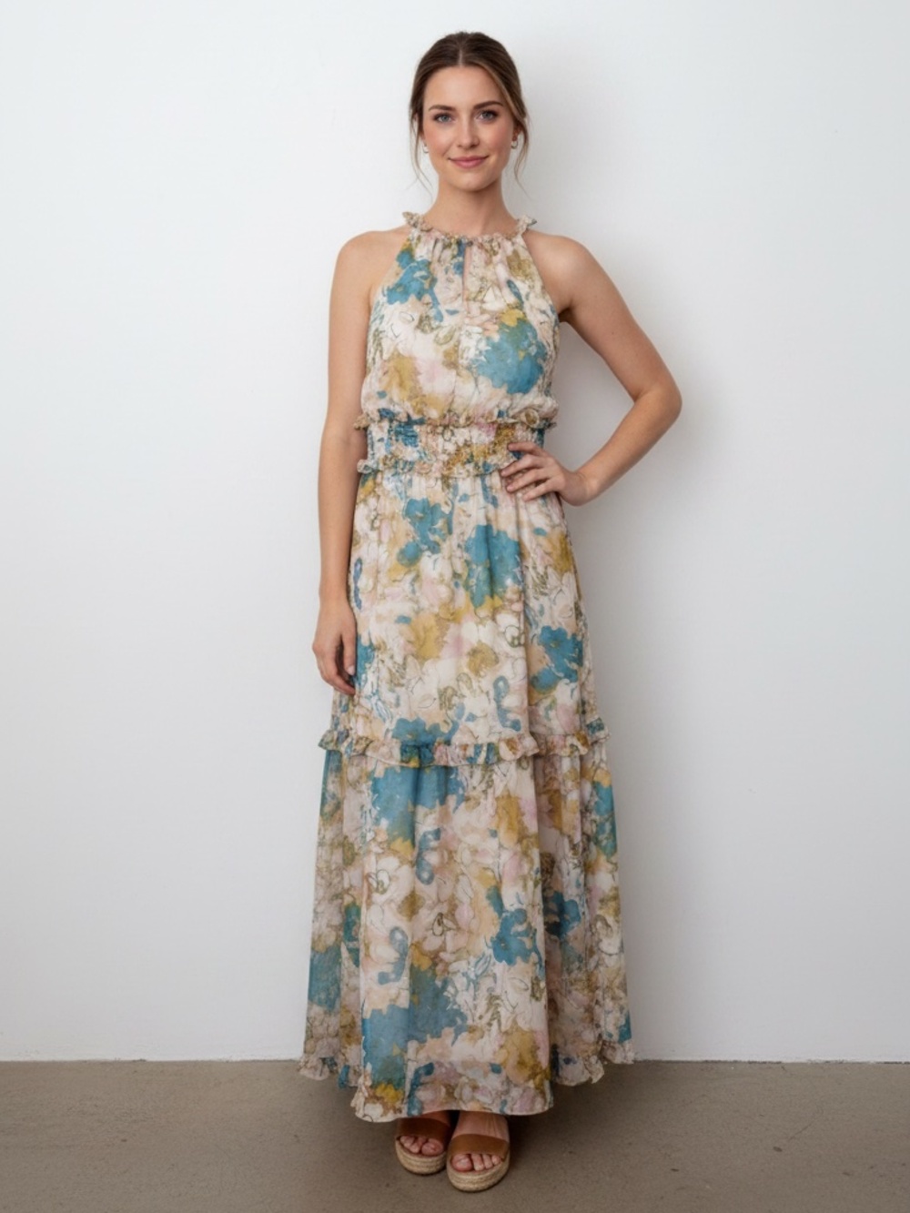 Walter baker floral maxi dress